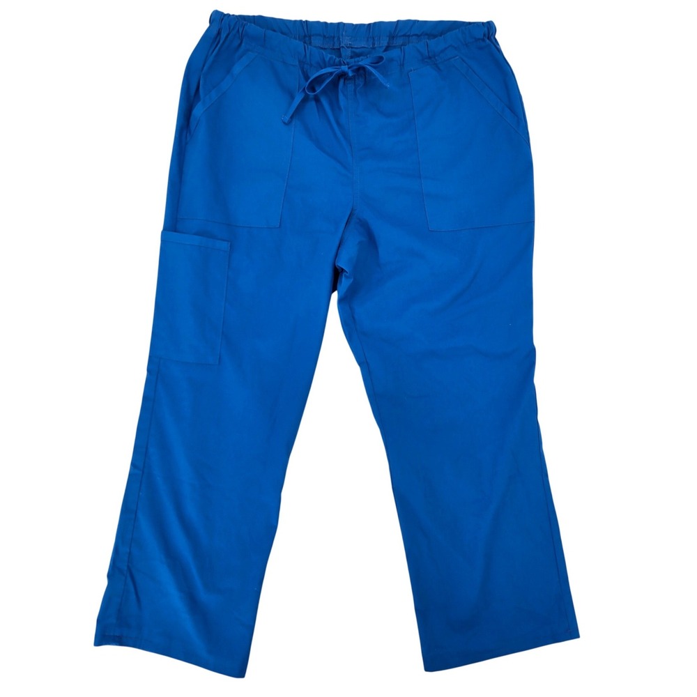 Cherokee NEW LARGE Royal Blue‎ WW160 Workwear Professionals Modern Scrub Pants